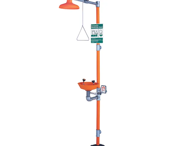 Safety Station with Eyewash/세안기 결합형 비상 샤워기