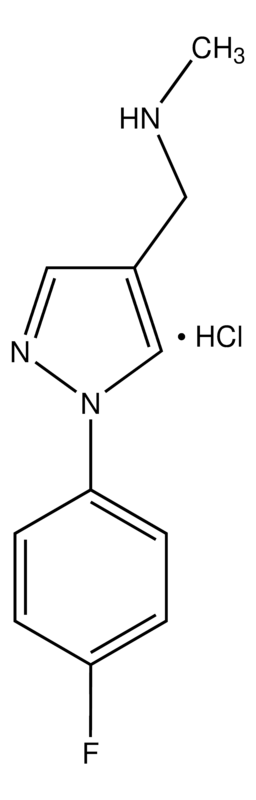 Merck 1-[1-(4-Fluorophenyl)-1H-pyrazol-4-yl]-N-methylmethanamine hydrochloride