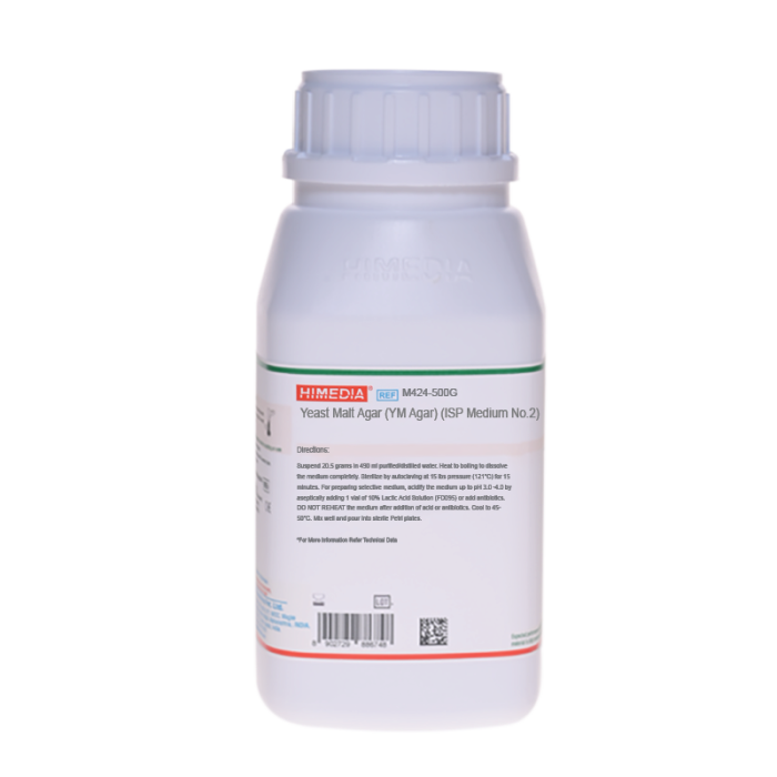 Himedia ISP Medium No. 2 (Yeast Malt Agar) (YM Agar)