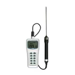 AS ONE Waterproof Core Thermometer with Data Memory Function, 방수형 중심 온도계(데이터 저장, 알람기능)