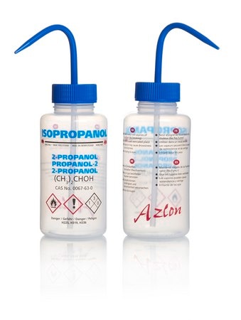 Merck AzlonÂ Multi-Lingual Unvented Wash Bottles