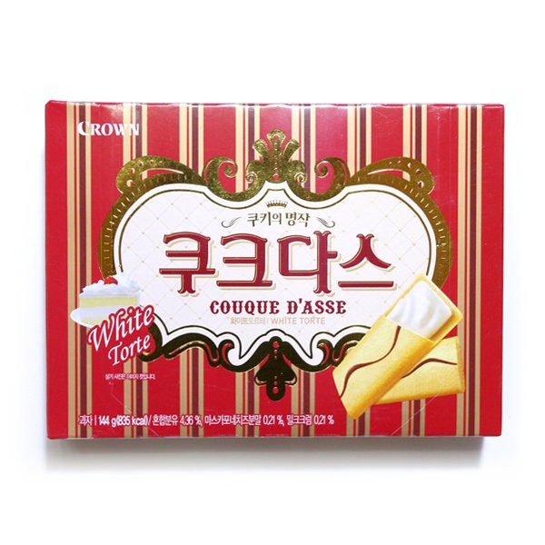 OFFICENEX 크라운 쿠크다스 화이트(128g)