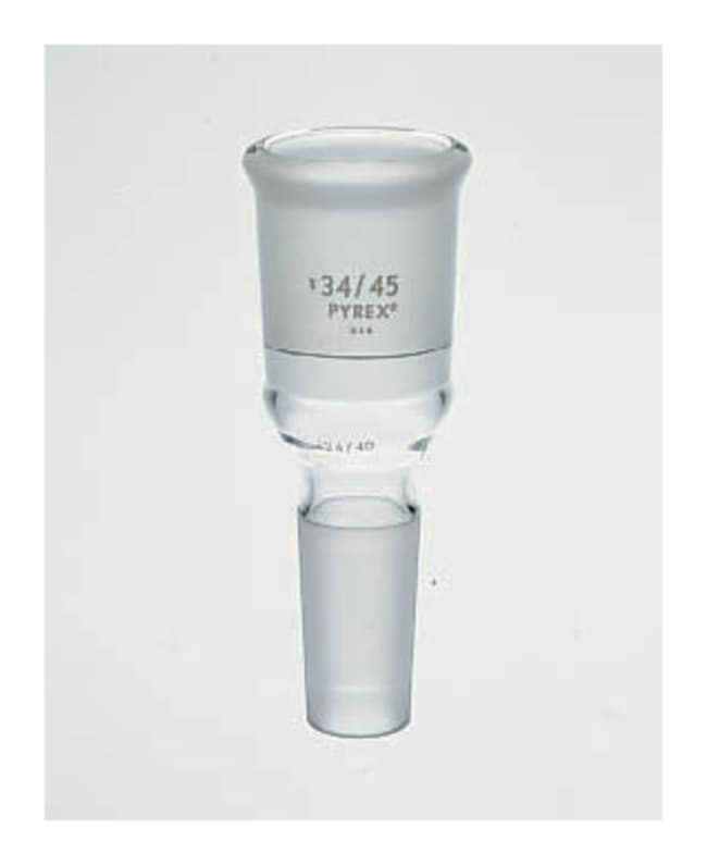 Thermo Fisher Scientific PYREX Reducing Glass Joint Adapters, Outer standard taper joint: 24/40; Inner standard taper joint: 19/38