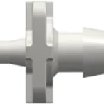 Straight Through Reduction Tube Fitting with Classic Series Barbs, 1/8` (3.2 mm) and 1/16` (1.6 mm) ID Tubing