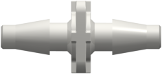 Straight Through Tube Fitting with Classic Series Barbs, 1/8` (3.2 mm) ID Tubing