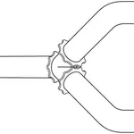 Thermo Fisher Scientific Standard Fluid Transfer Assembly Y Set, 3 x 1/4 in. ID (1/16 in. wall)