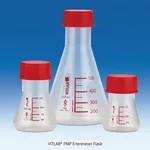 Daihan Science VITLAB PMP Erlenmeyer Flask, with Wide-neck·GL45 Screwcap·Red-scale, 75~1,000㎖<