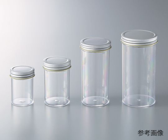 AS ONE Styrene Screw-Top Bottle(with Packing), 스티렌 스크루 캡 병(패킹 부속)