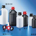 AS ONE Narrow-Mouth Square Bottle HDPE(Compliant to UN Standard/Liquid), 세구 각형병(액체용 UN규격 대응)