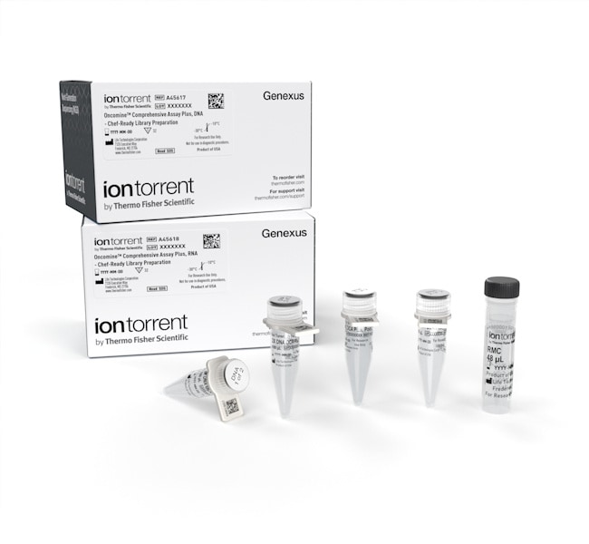 Thermo Fisher Scientific Oncomine Comprehensive Assay Plus, automated library preparation