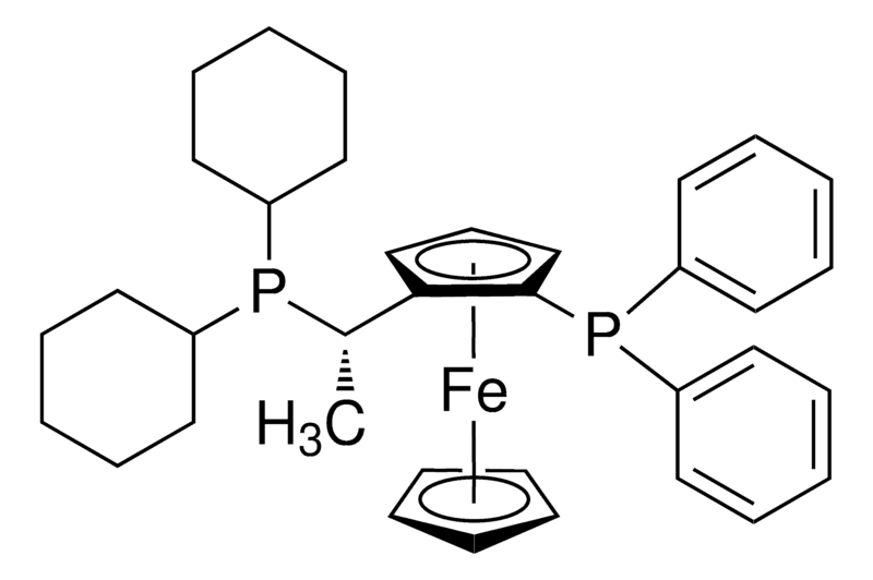 Merck (S)-1-[(RP)-2-(Diphenylphosphino)ferrocenyl]ethyldicyclohexylphosphine