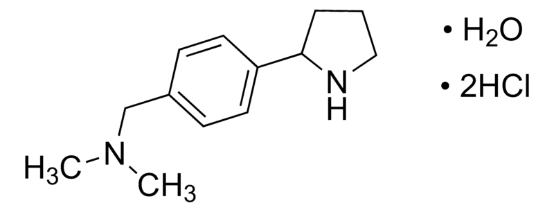 Merck N,N-Dimethyl-1-(4-pyrrolidin-2-ylphenyl)methanamine dihydrochloride hydrate