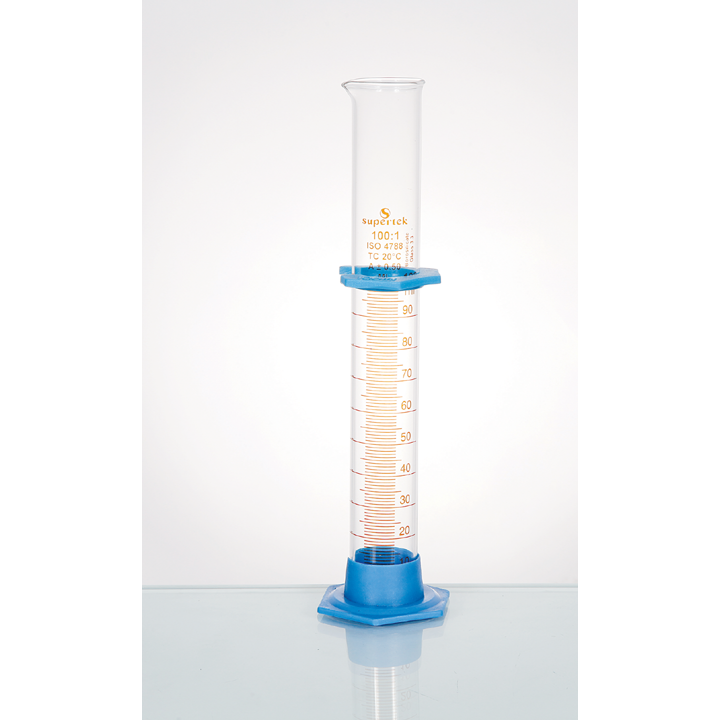 Supertek Measuring Cylinder Accuracy As per Class B (DIN)