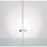 Supertek Burette, With Straight Bore, Moulded Screw Thread Glass Stopcock, Class A (DIN)