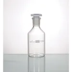 Supertek Reagent Bottle, Clear Glass, Polypropylene Stopper