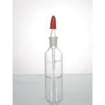 Supertek Dropping Bottle With Rubber Teat,Dropping Pipette Ground Into Bottle Neck Clear Glass