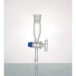 Supertek Adapter, Socket To Flexible Tubing, Straight Connection With Glass Stopcock