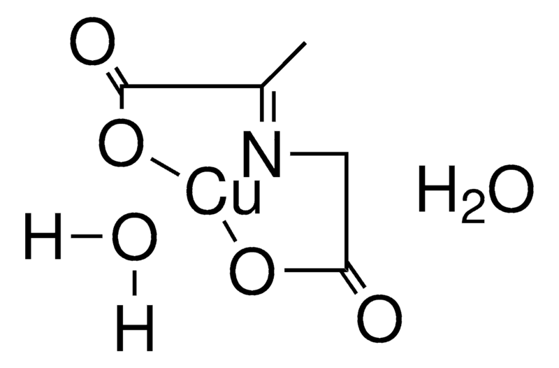 Merck N-PYRUVYLIDENEGLYCINATO(AQUO)COPPE-1G