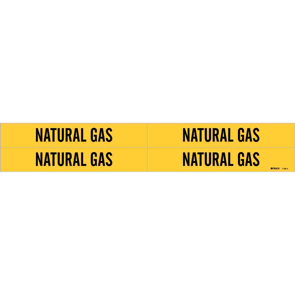 Brady NATURAL GAS Pipe Marker