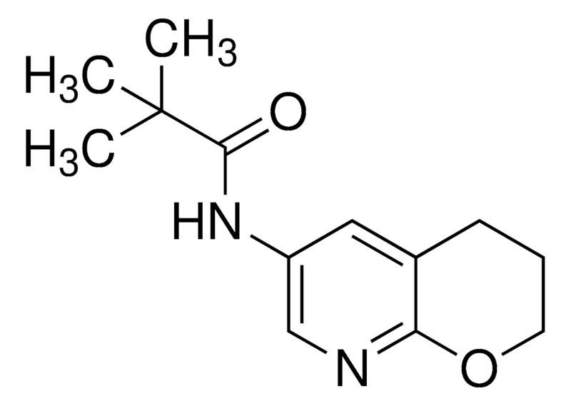 Merck N-(3,4-Dihydro-2H-pyrano[2,3-b]pyridin-6-yl)pivalamide