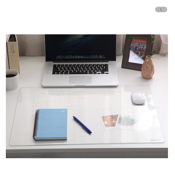 OFFICENEX 고투명 데스크매트 L (대) 600x450mm