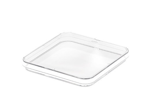 Greiner Bio One PETRI DISH, SQUARE, PS, CLEAR, 120/120/17 MM,WITH VENTS, 10 ST./BTL.