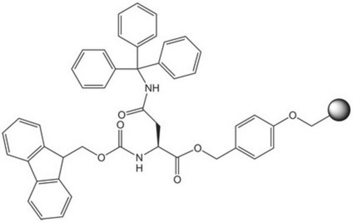 Merck Fmoc-Asn(Trt)-Wang resin LL 100-200