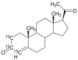 Merck PROGESTERONE-(2,3,4-13C3) SOLUTION, 100&