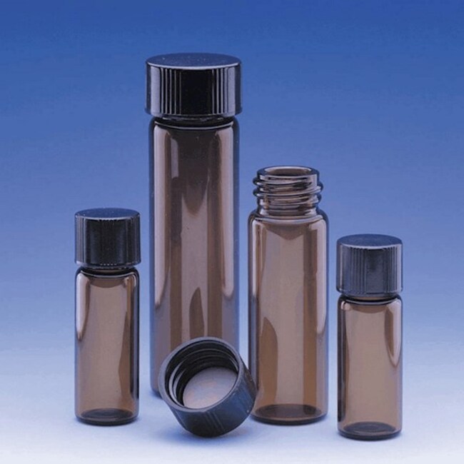 Thermo Fisher Scientific E-C Vial RBR LINED CAP Amber 2mL