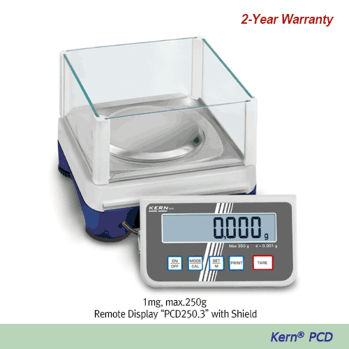 Daihan Science Kern [d]1mg/10mg, max.250g/3,500g High-resolution Precision Balance, with Remot
