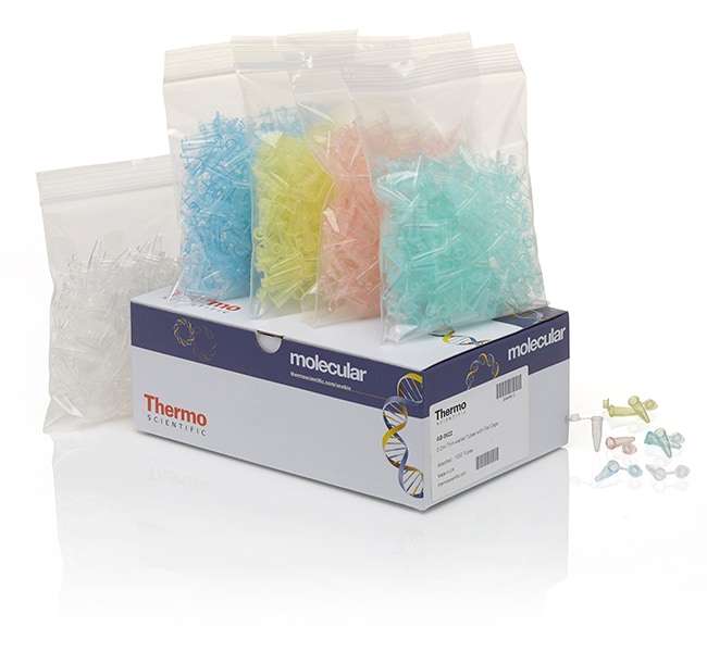 Thermo Fisher Scientific Tubes, 0.2 mL, flat cap, assorted colors