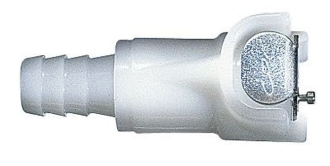 Thermo Fisher Scientific Quick-Disconnect Valved Hose Barb Fitting Body, 1/16 in. Tube, 1/8 in. Flow