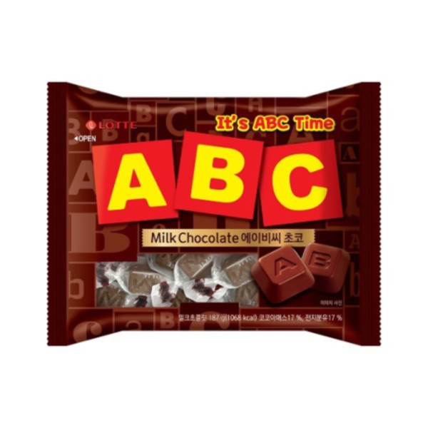 OFFICENEX [P]롯데 ABC초콜렛(187g)