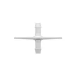 Dip Tube (Opposable Barbs) with two 600 Series Barbs, 3/16` (4.8 mm) Tubing ID, USP Class VI, Animal-free Polyethylene