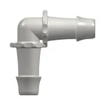 Elbow Tube Fitting with 500 Series Barbs, 3/4` (19.0 mm) ID Tubing