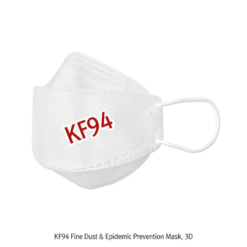 Daihan Science KF94 Fine Dust & Epidemic Prevention Mask, 2D & 3D with KFDA Approval, PM2.5 Pro