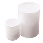AS ONE PTFE Beaker. with Pouring Spout. Autoclavable, PTFE 비커. 불투명