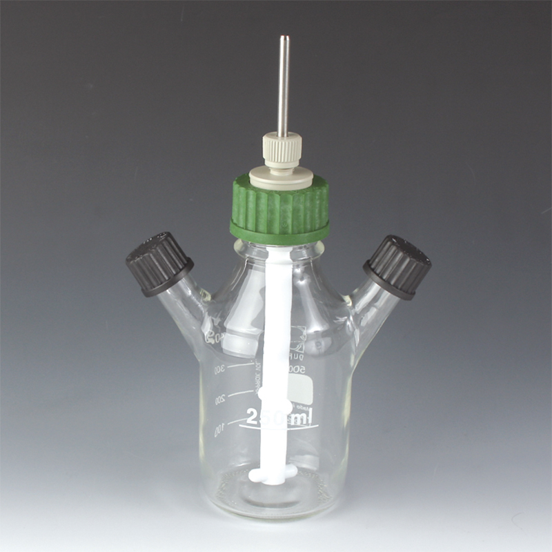 GL45 3-Neck Culture Bottle with PTFE Stirrer GL45 3구 컬쳐 바틀