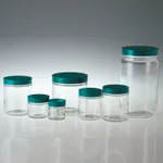 Short Straight Side Round Bottle Jar 단형 대 광구병, with Teflon Lined Cap