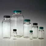 Wide Mouth French Square Bottle Jar 사각 대 광구병, wTeflon Lined Cap
