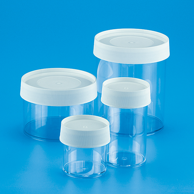 Straight Side wide Mouth Jar Bottle, PC PC 단형 대 광구병 쟈