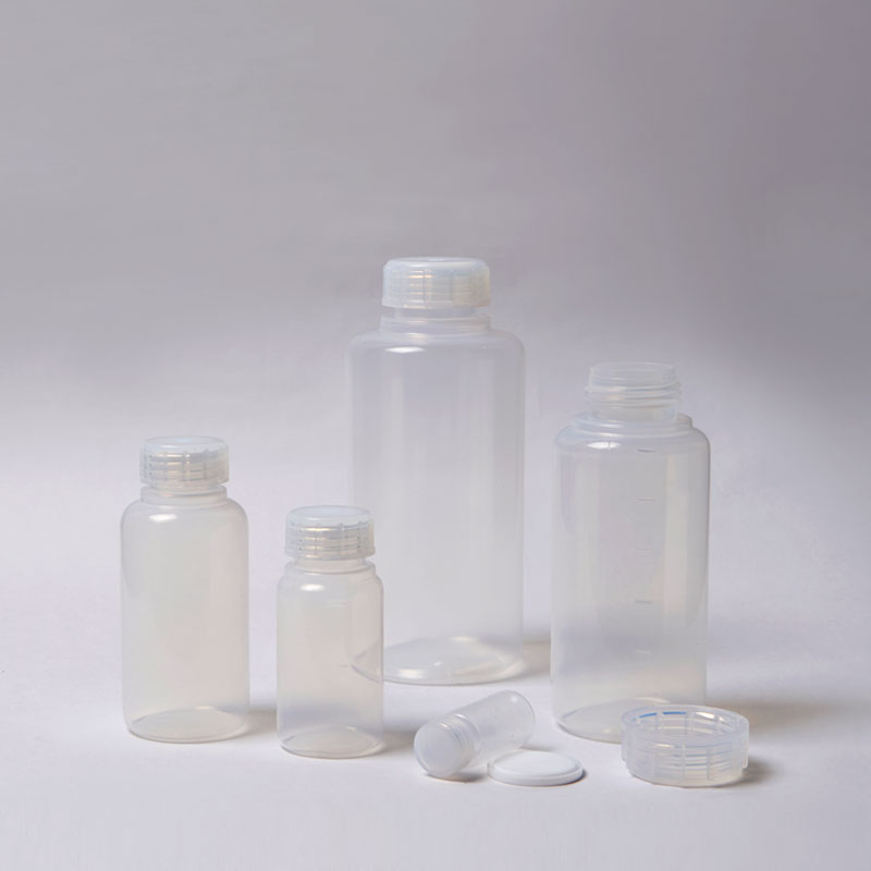 PFA Wide Mouth Bottle, Inner Cap PFA 테프론 광구병, 250℃ 내열, 속 캡 포함