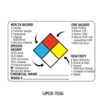 Chemical Hazard Label 케미컬 라벨 테이프