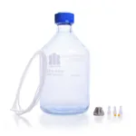 HPLC Reservoir Bottle with 3-Hole GL45 Screw Cap, Kimble 평저 HPLC 리져버 바틀