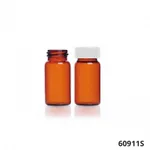 Amber Sample Vial with Open Top Cap, Kimble 오픈 탑 갈색 샘플 바이알