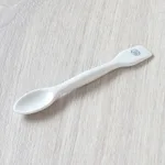 Porcelain Spatula with Scoop 자제 스파츄라