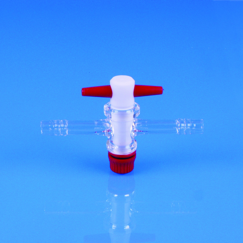 Glass Stopcock, PTFE-Plug 유리 스탑 콕크, 테프론 플러그