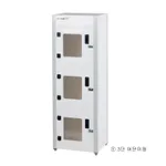 PVC/PP Solvent Storage Cabinet 내산성 배기형 시약장. 3단 여닫이형