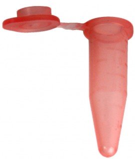 Bio Plas 4316 Flat Top Microcentrifuge Tube, 0.5mL, Red, (Pack of 500)