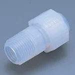 AS ONE Connector Male Straight PFA, 수나사 커넥터